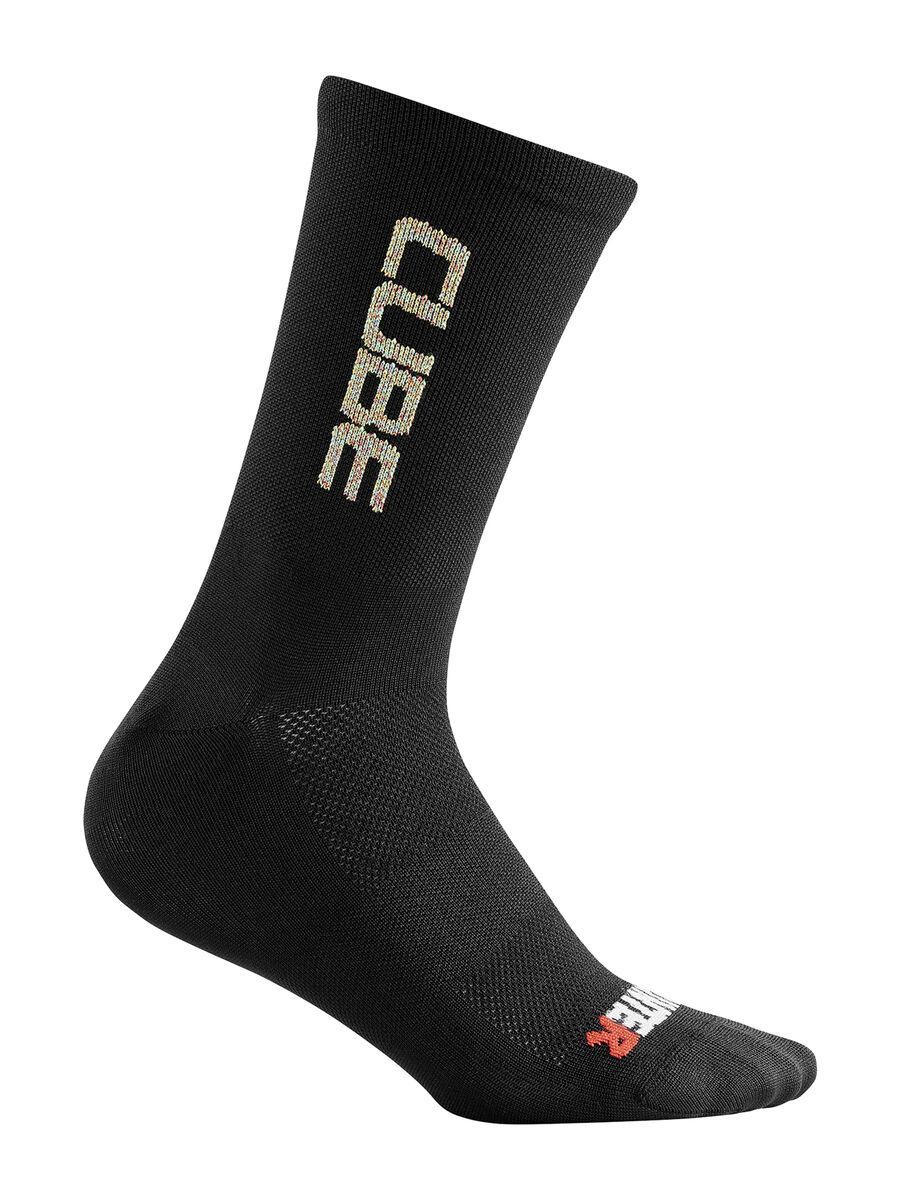 Cube Socke High Cut Vertex, black - Bild 1