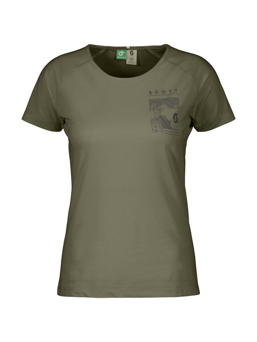 Scott Defined DRI Short-Sleeve Womens' Tee, hay green - Bild 1