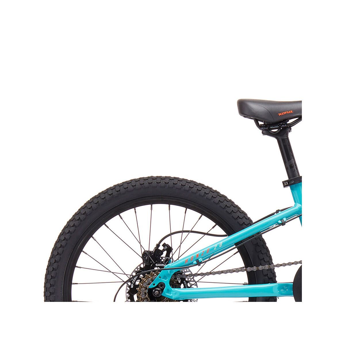 Kona Honzo 20, gloss dirty cyan w/ flamethrower orange & cream decals - Bild 6