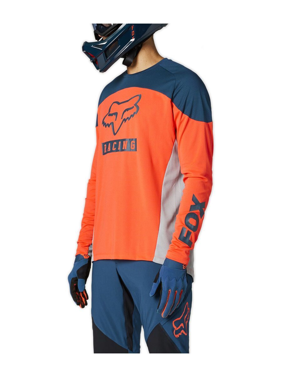 Fox Defend LS Jersey, atomic punch - Bild 3