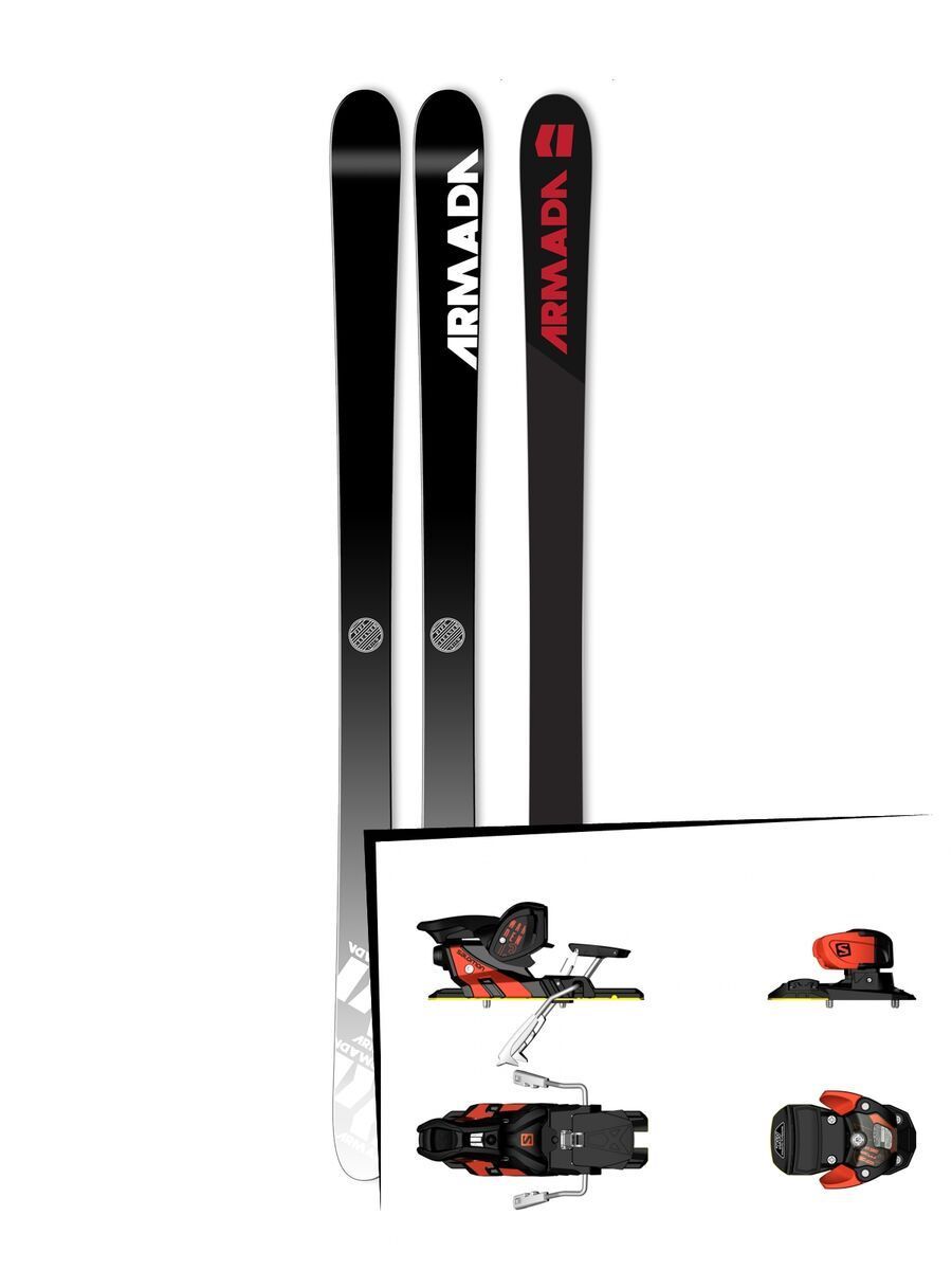 Armada Set: Pipe Cleaner 2016 + Salomon Warden MNC 13 - Bild 1