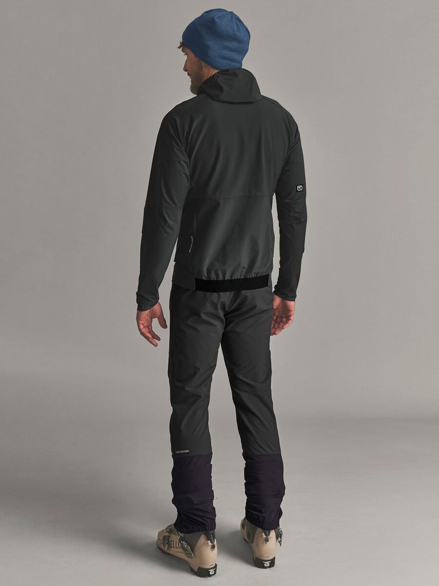 Ortovox Venet Softshell Hooded Jacket M, black raven - Bild 4