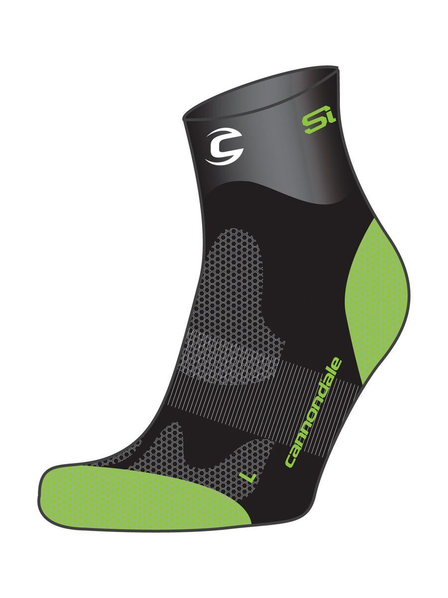 Cannondale CFR Socks, black/berzerker green - Bild 1