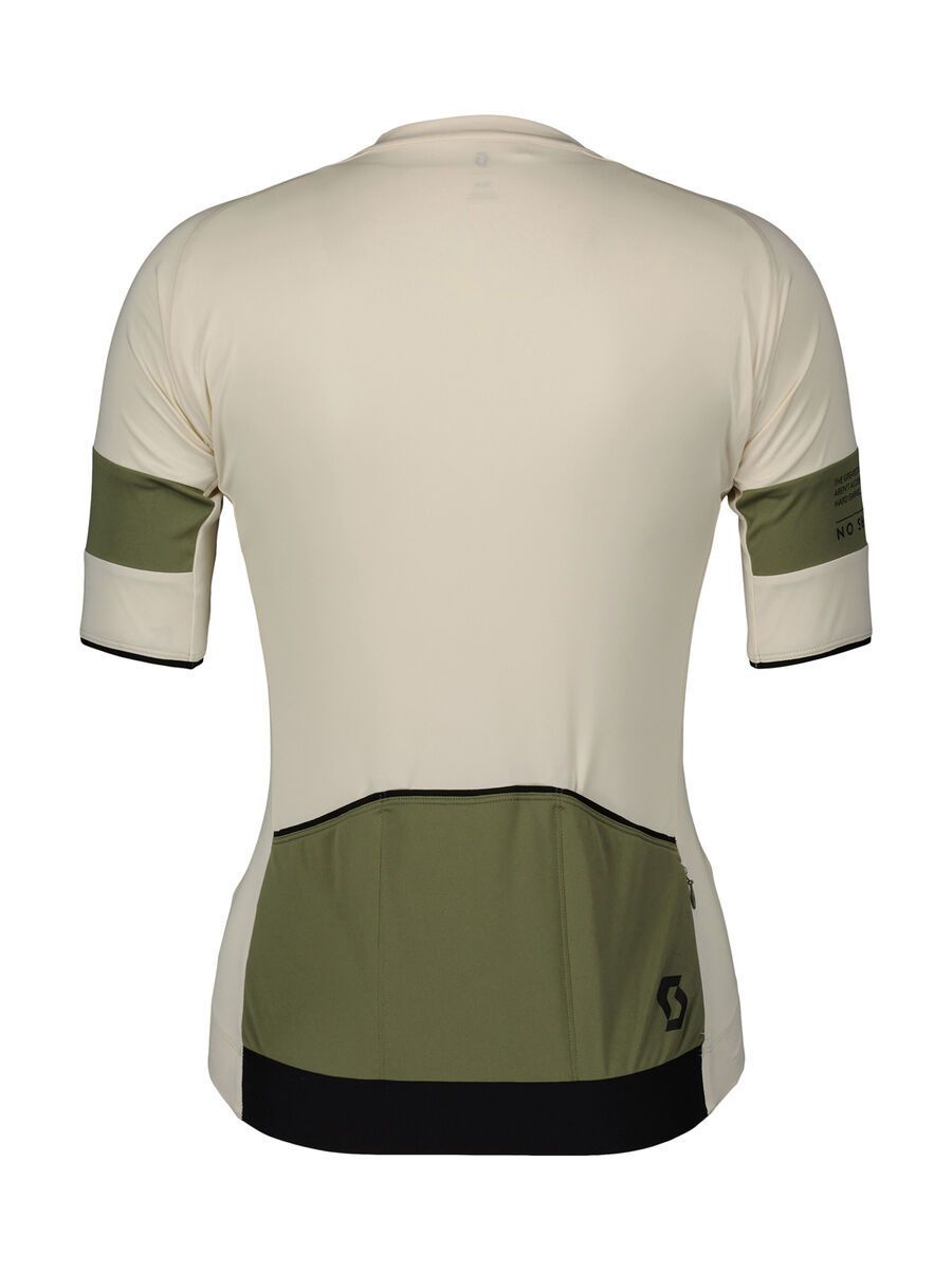 Scott Endurance Pro Short-Sleeve Women's Jersey, cotton white/hay green - Bild 2