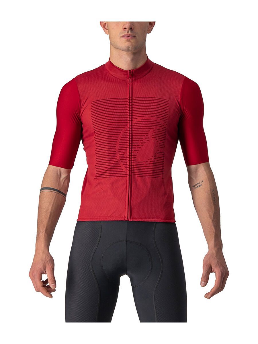 Castelli Bagarre Jersey, pro red/bordeaux - Bild 1