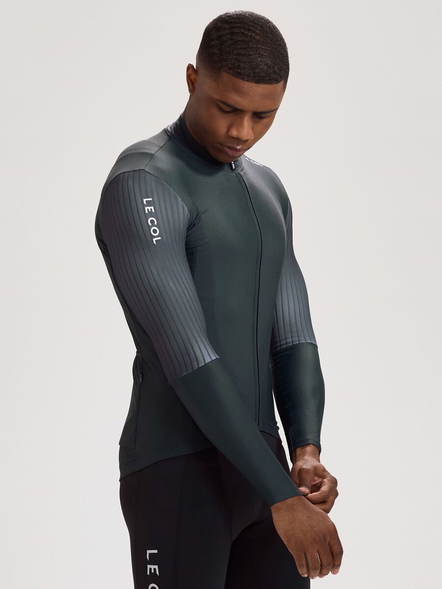 Le Col Pro Aero Long Sleeve Jersey, grey - Bild 3