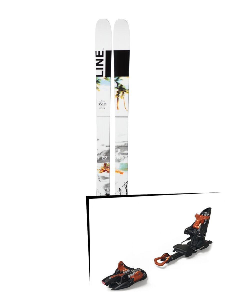Set: Line Tom Wallisch Pro 2019 + Marker Kingpin 10 black/copper - Bild 1