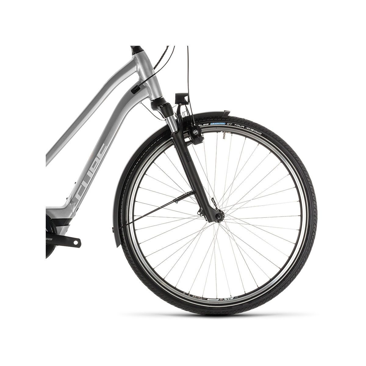 Cube Town Hybrid SL 500 Trapeze, silver´n´white - Bild 2