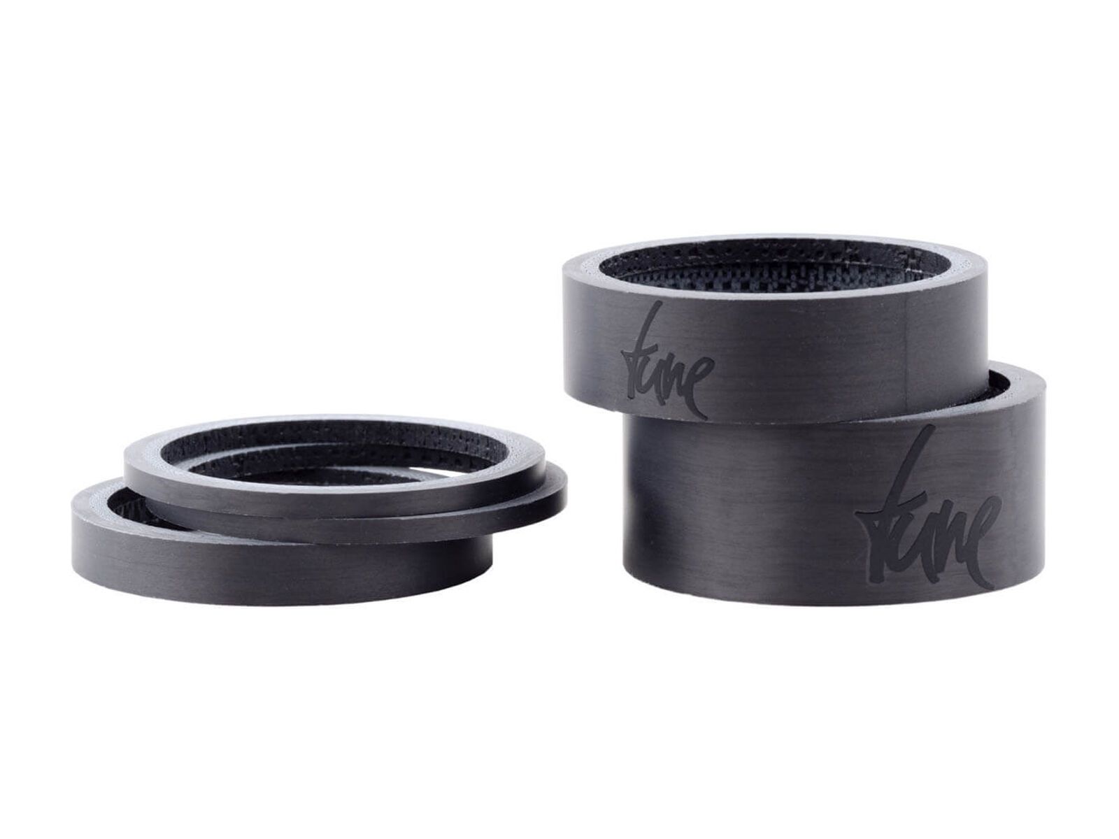 Tune Carbon Spacer Set für 1 1/8 Zoll Steuerrohre - Bild 1