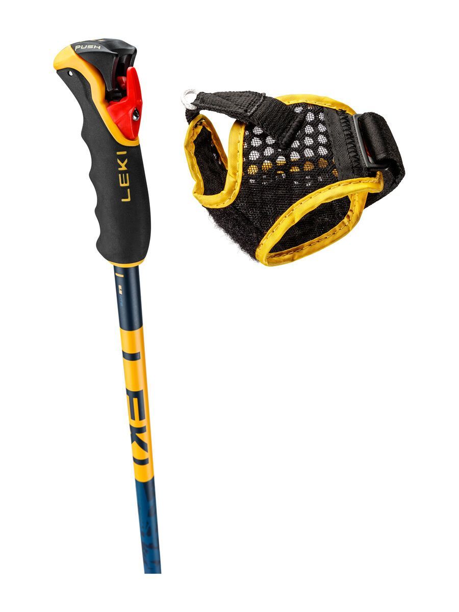 Leki Spitfire 3D, denimblue/aegeanblue/mustardyellow - Bild 3