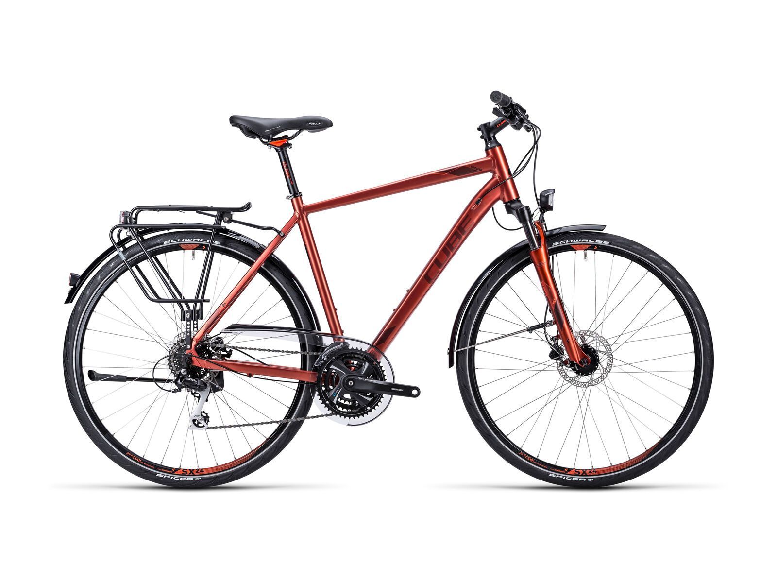 Cube Touring Pro, metallic red black flashred - Bild 1
