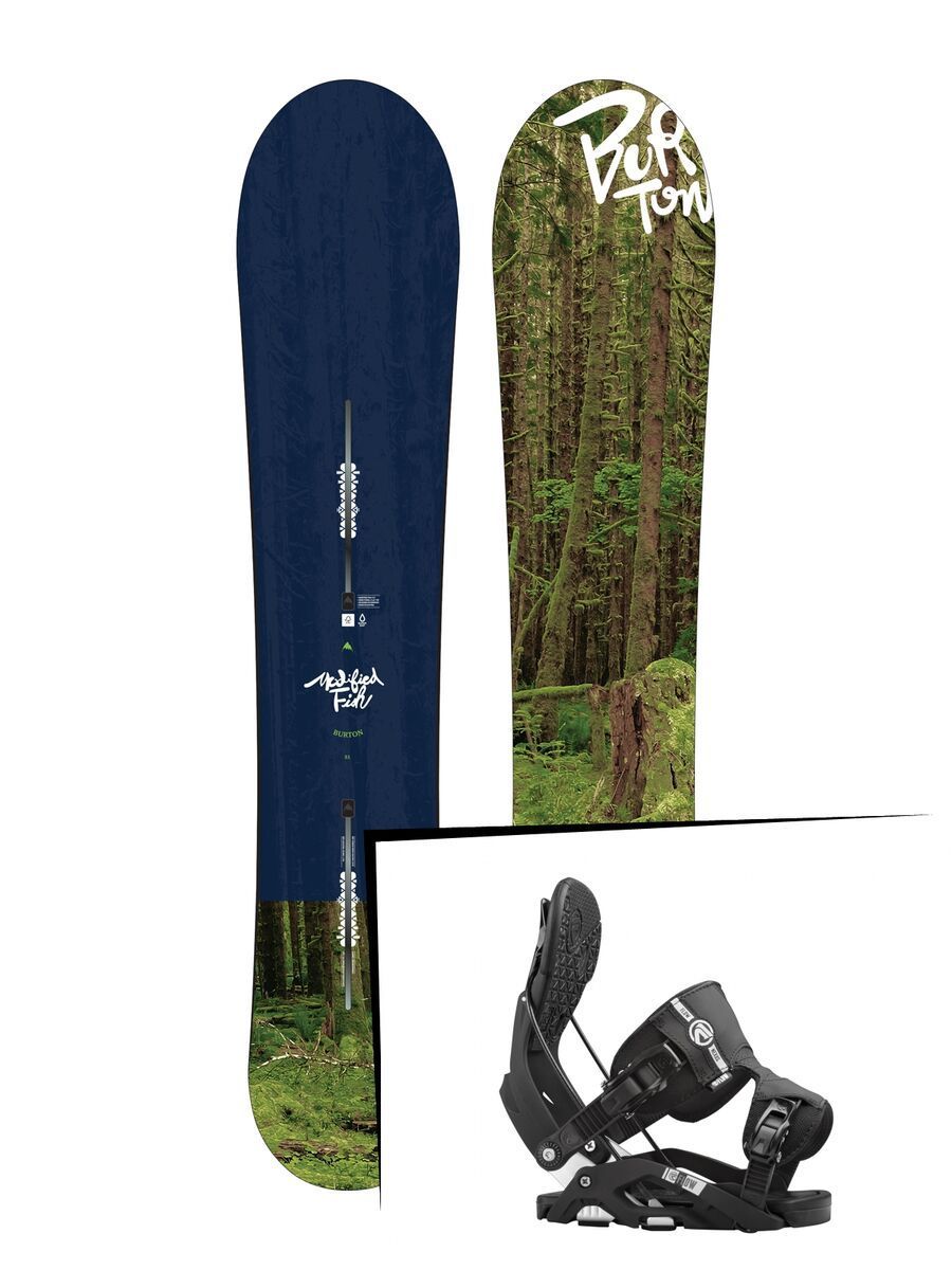 Set: Burton Modified Fish 2017 + Flow Nexus (1513157S) - Bild 1