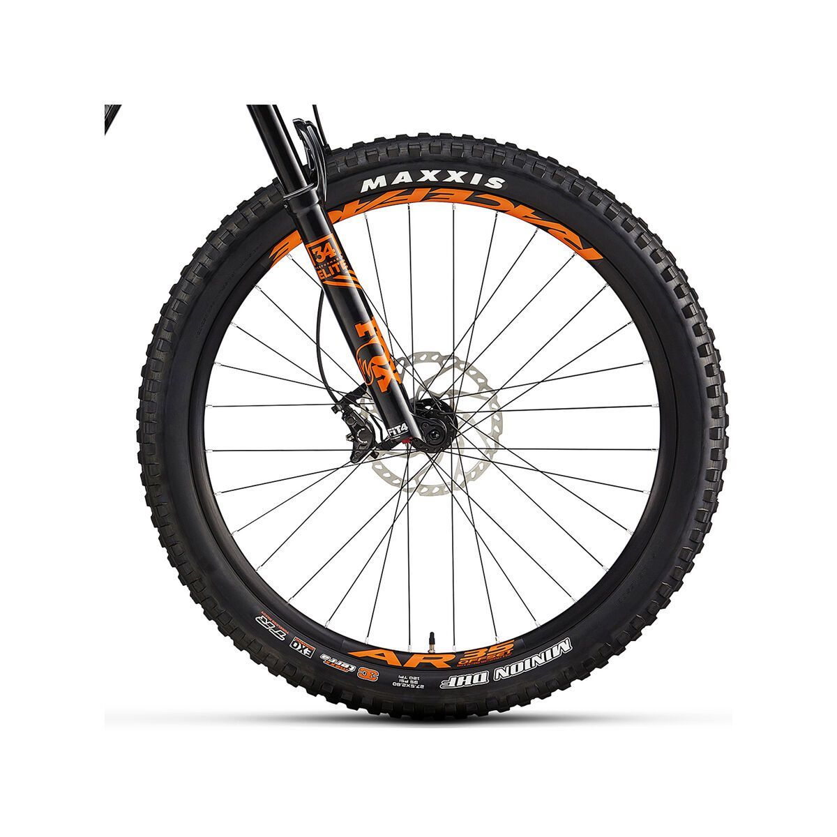 Rocky Mountain Pipeline Carbon 70, black in black/fox racing orange/touch of grey - Bild 4