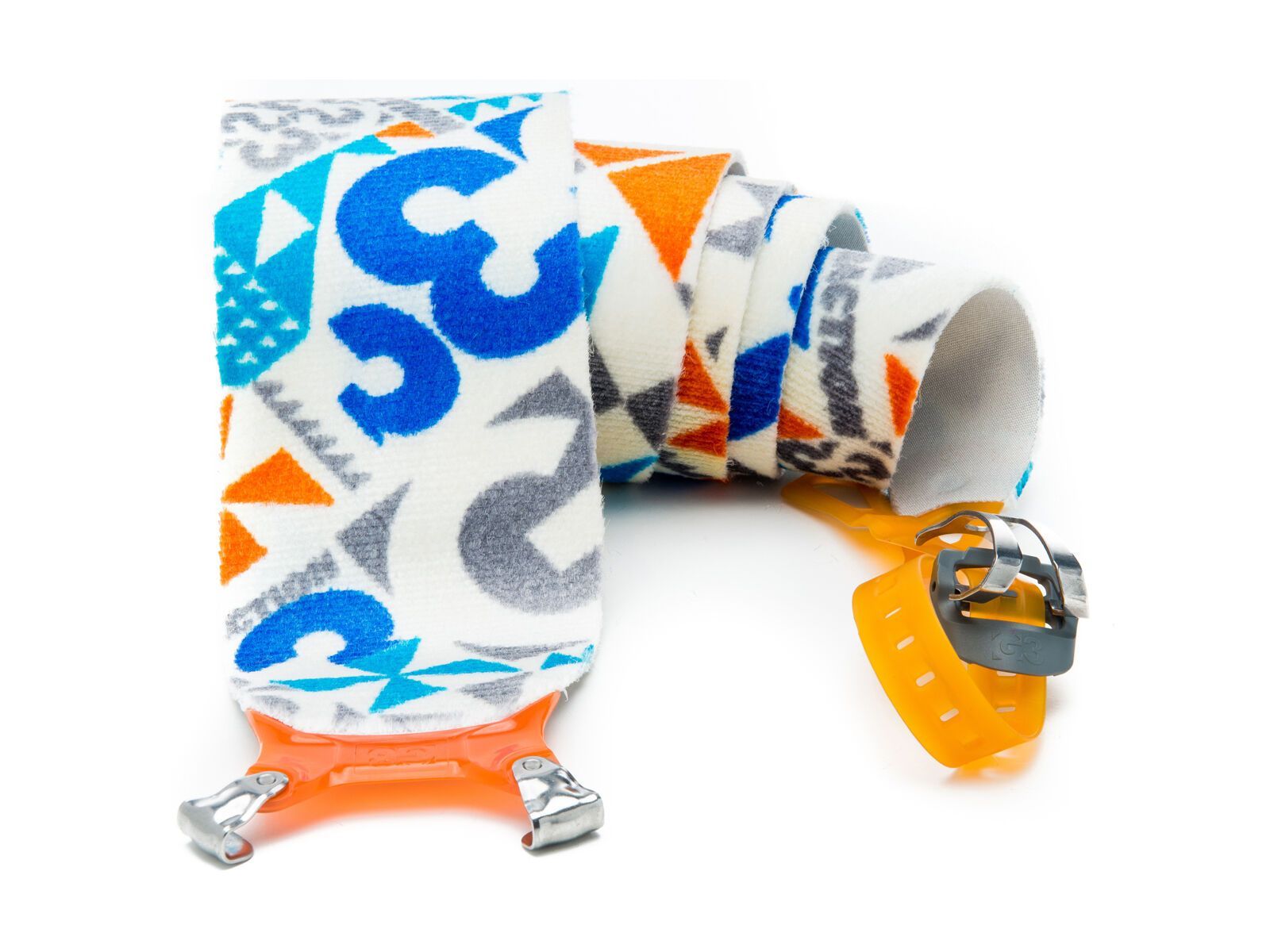 G3 Alpinist High Traction Climbing Skins 145 mm, blue grey orange - Bild 3