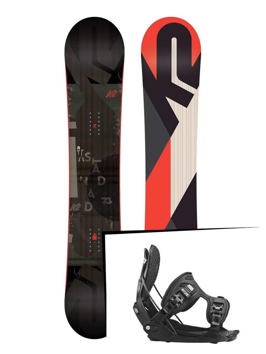Set: K2 Standard Wide 2018 + Flow Alpha black - Bild 1