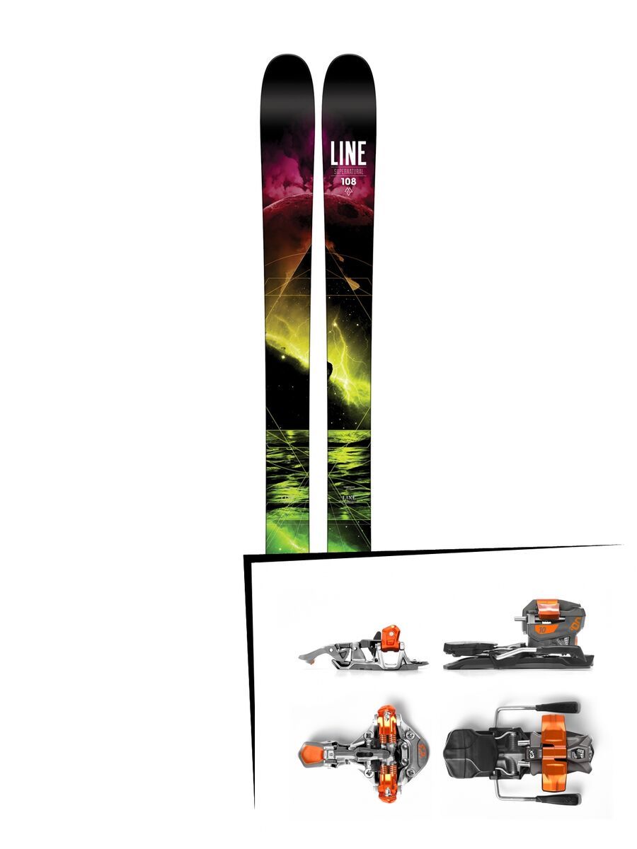 Set: Line Supernatural 108 2016 + G3 Ion 10 115 mm 2017 - Skiset - Bild 1