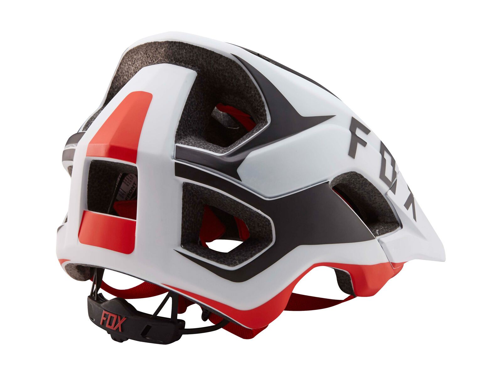 Fox Metah Flow Helmet, white/black/red - Bild 2