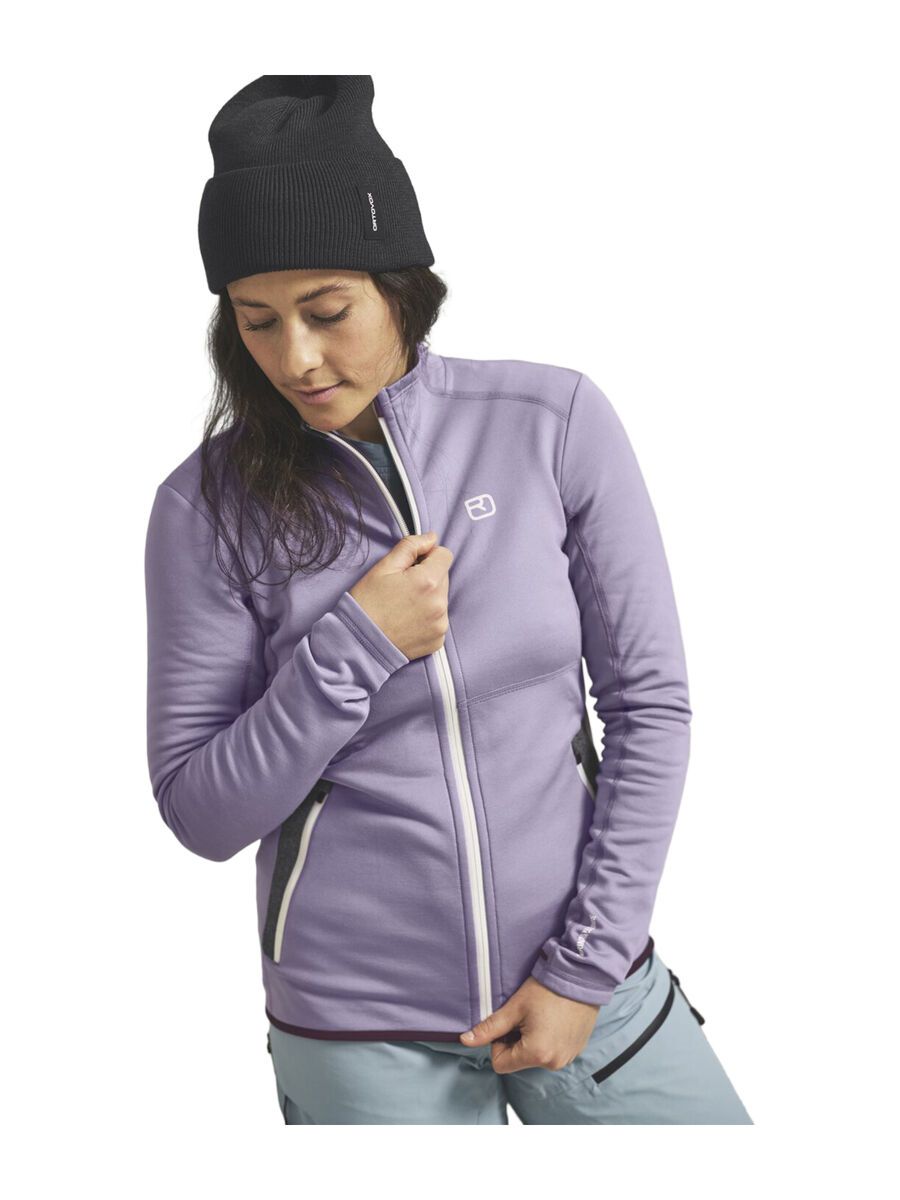 Ortovox Merino Fleece Jacket W, lush lavender - Bild 4