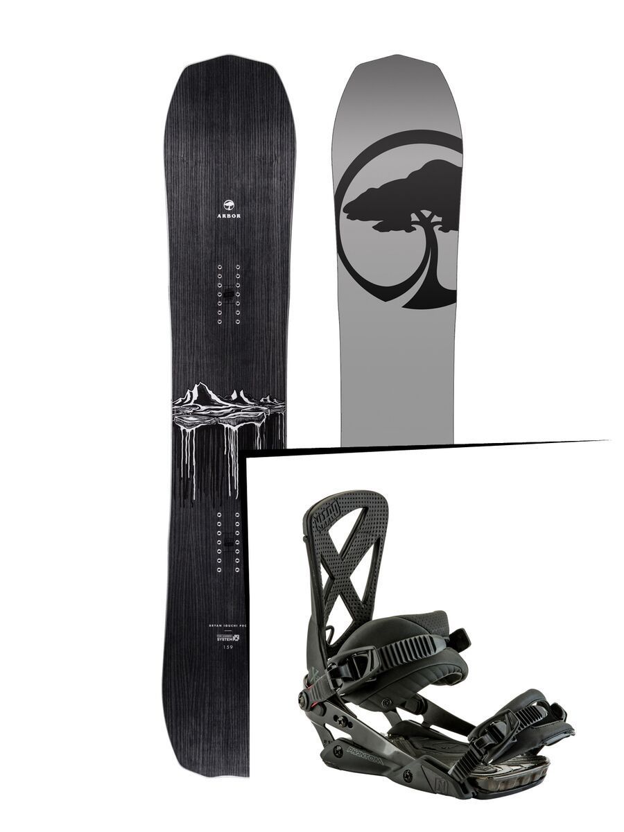 Set: Arbor Iguchi Pro Camber 2017 + Nitro Phantom (1691155S) - Bild 1