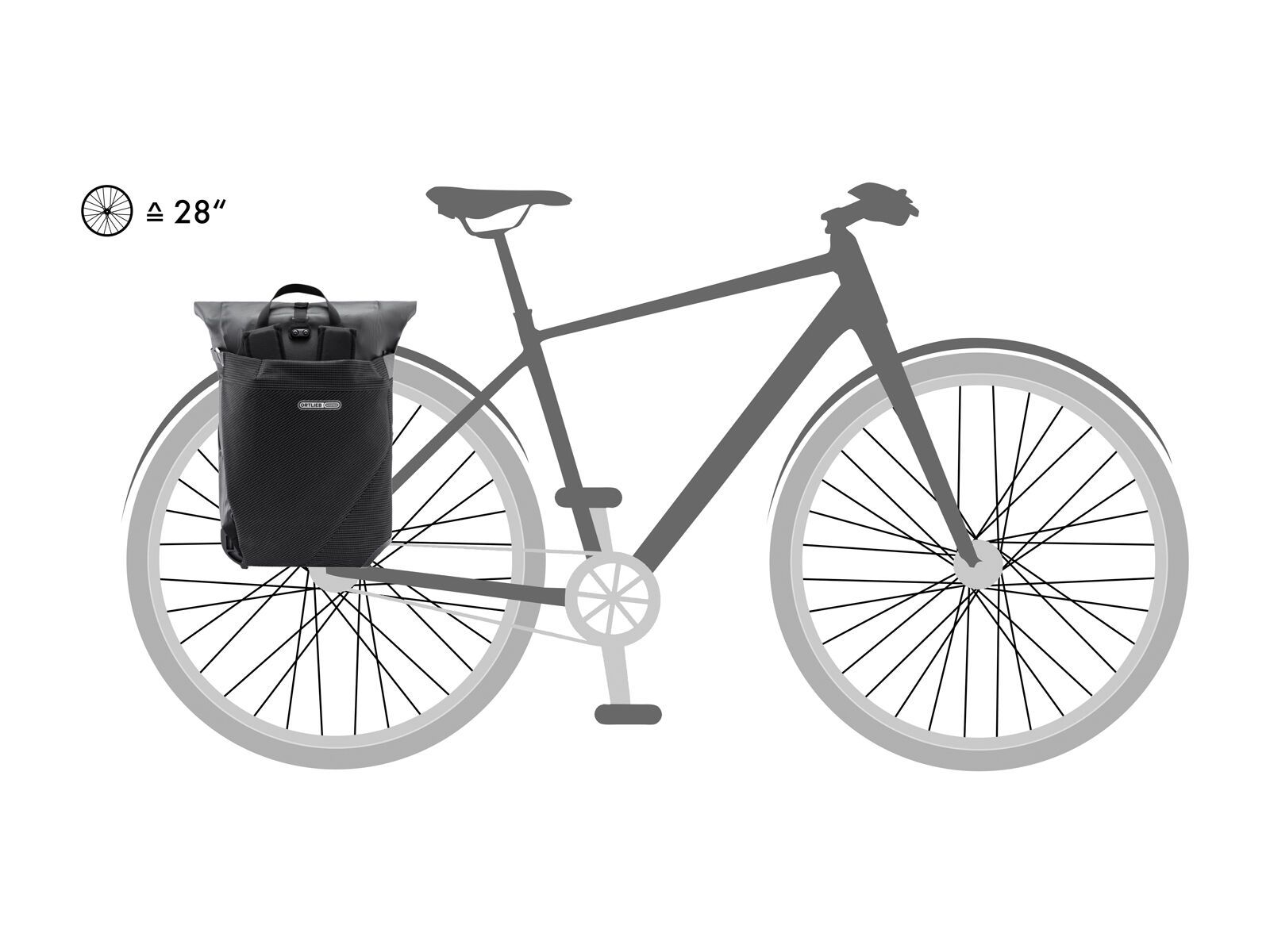 ORTLIEB Vario High-Vis, black reflective - Bild 11