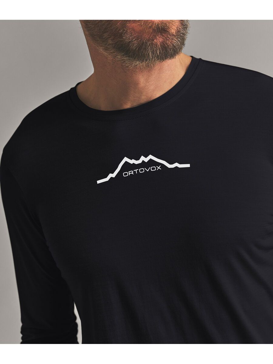 Ortovox 150 Merino Cool Mountain LS M, black raven - Bild 7