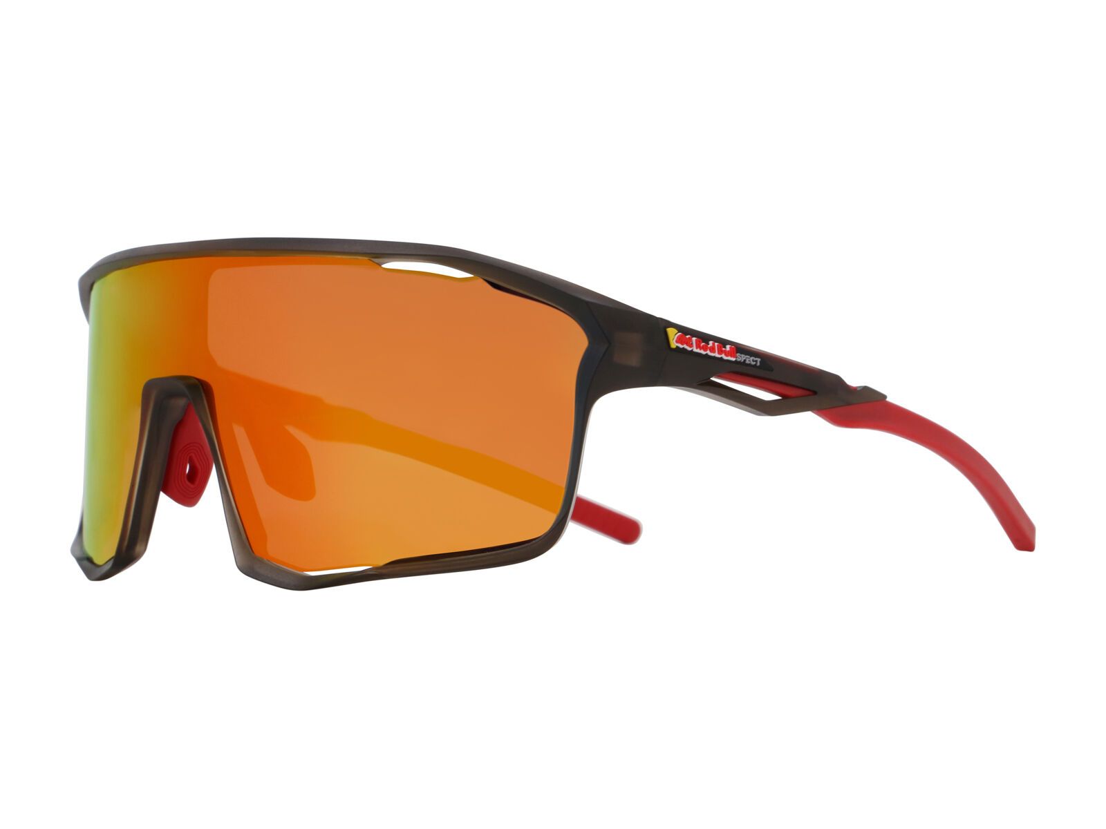 Red Bull Spect Eyewear Rumble, Red-Red Mirror / matt x'tal warm grey - Bild 4