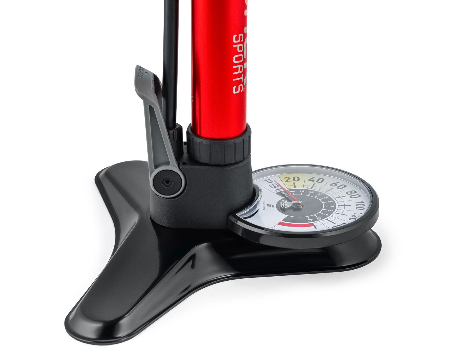 Feedback Sports Pneuma CC Floor Pump, red - Bild 3