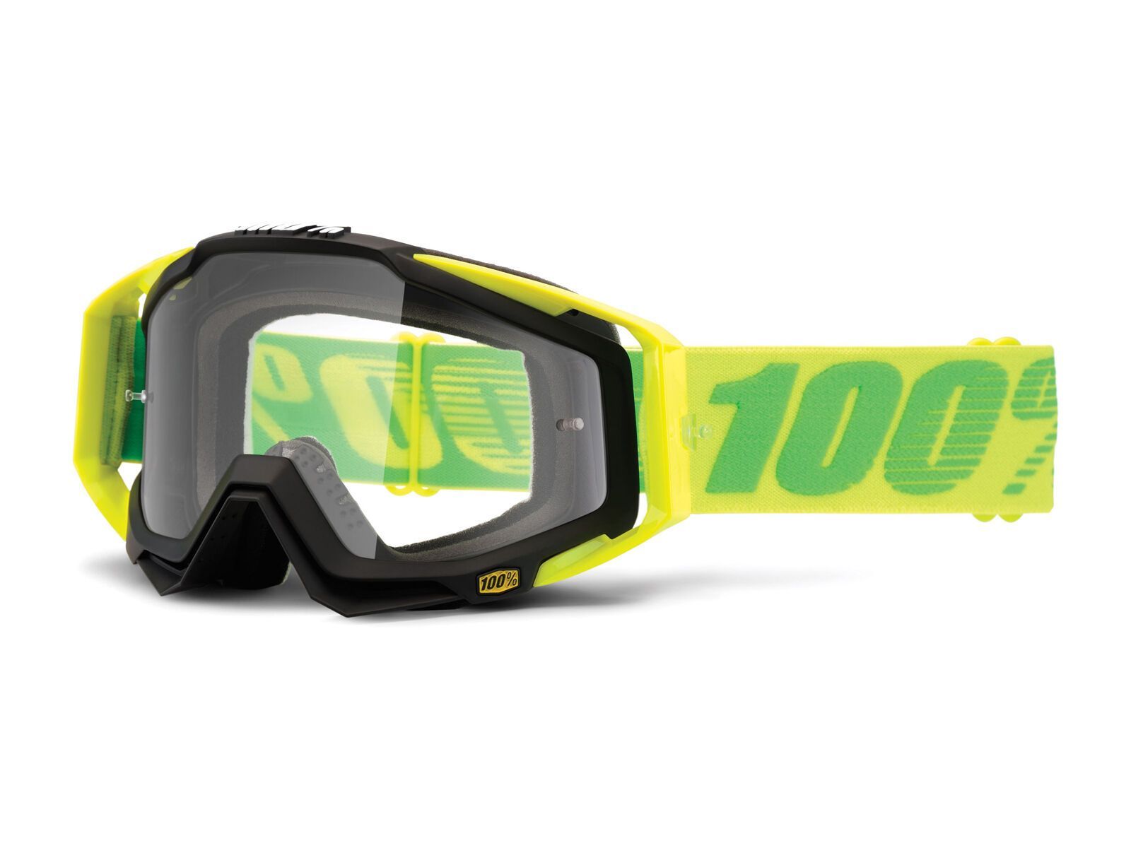 100% Racecraft inkl. Wechselscheibe, sour patch/Lens: mirror gold - Bild 3