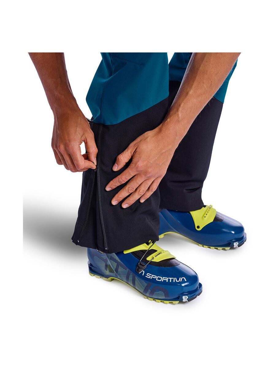 Ortovox Merino Naturtec Plus Pordoi Pants M, petrol blue - Bild 6