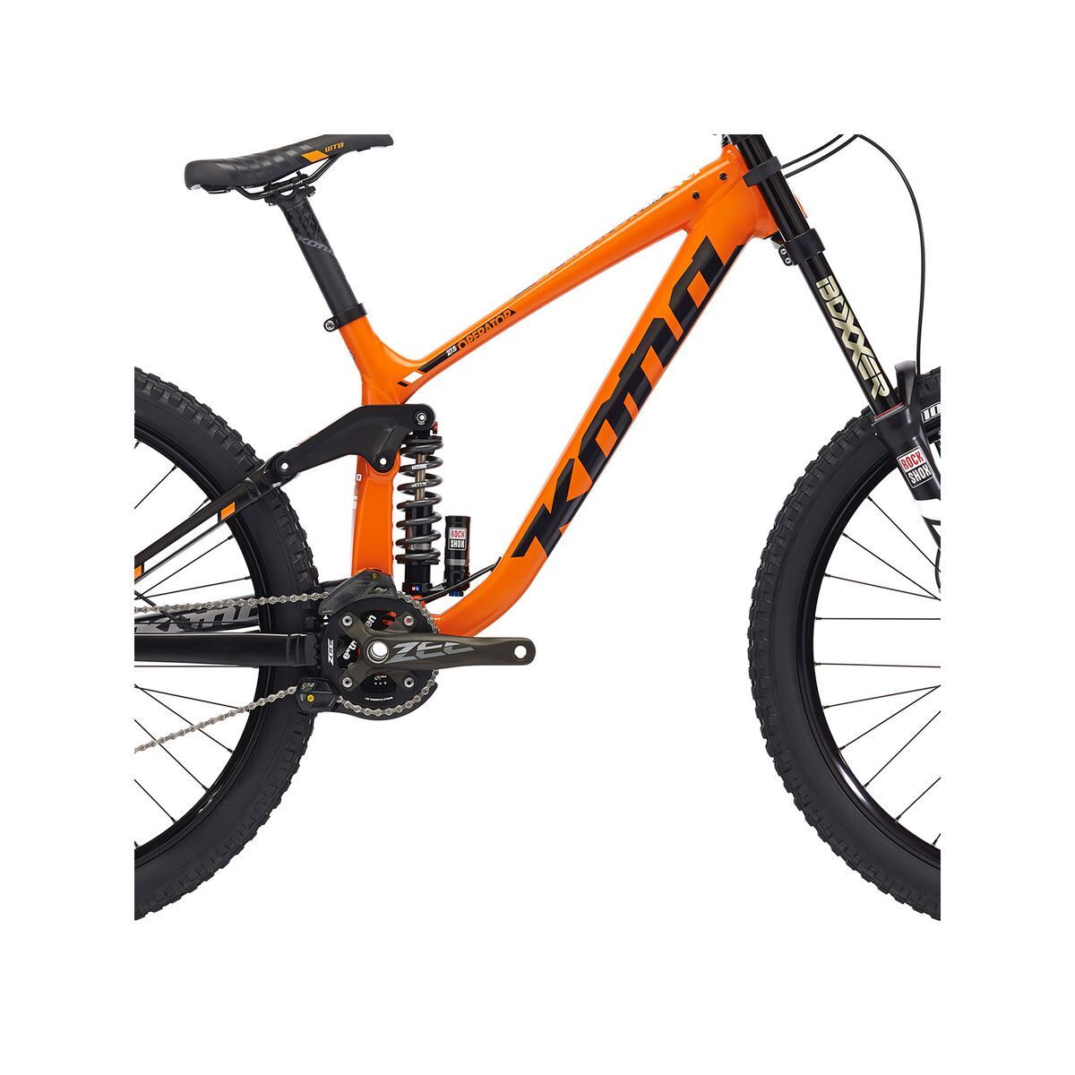 Kona Operator 27.5, matt orange & black w/ gloss black & white decals - Bild 3