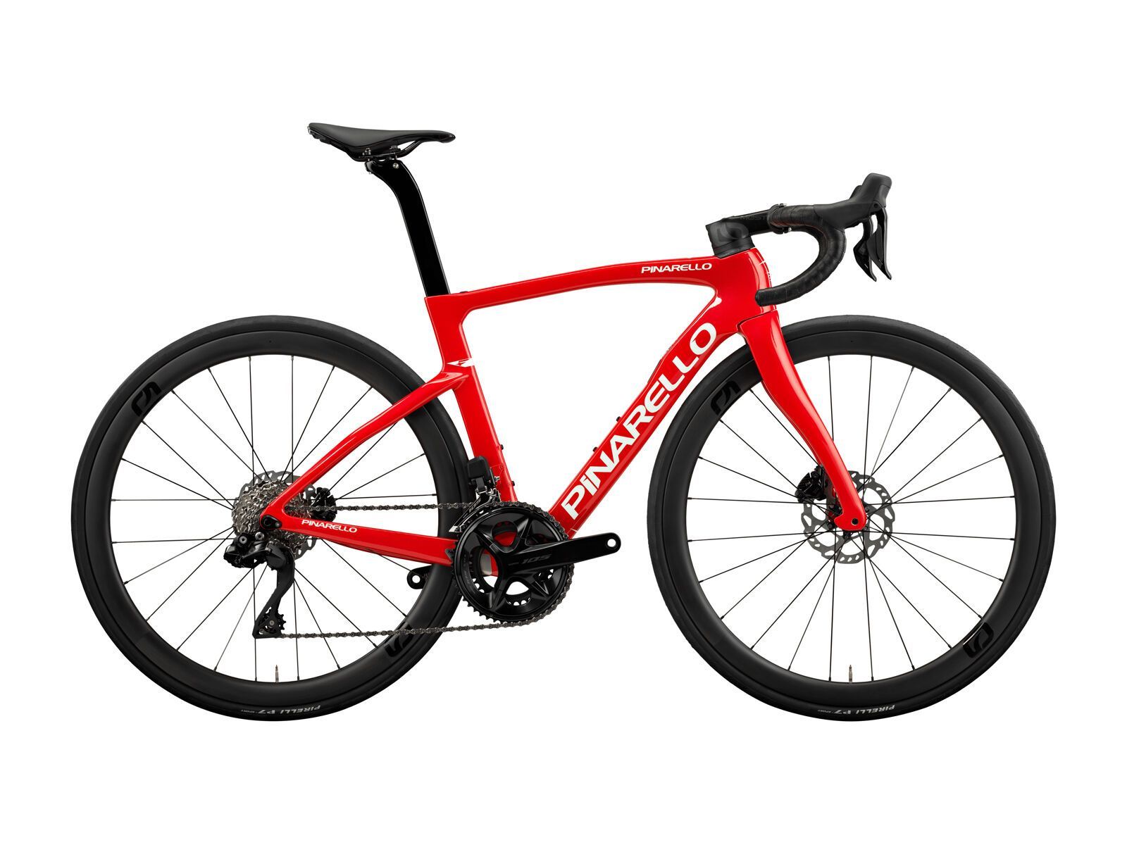 Pinarello F5 105 Di2 2x12 DB / Most Ultrafast Carbon DB HG11, furious red - Bild 1