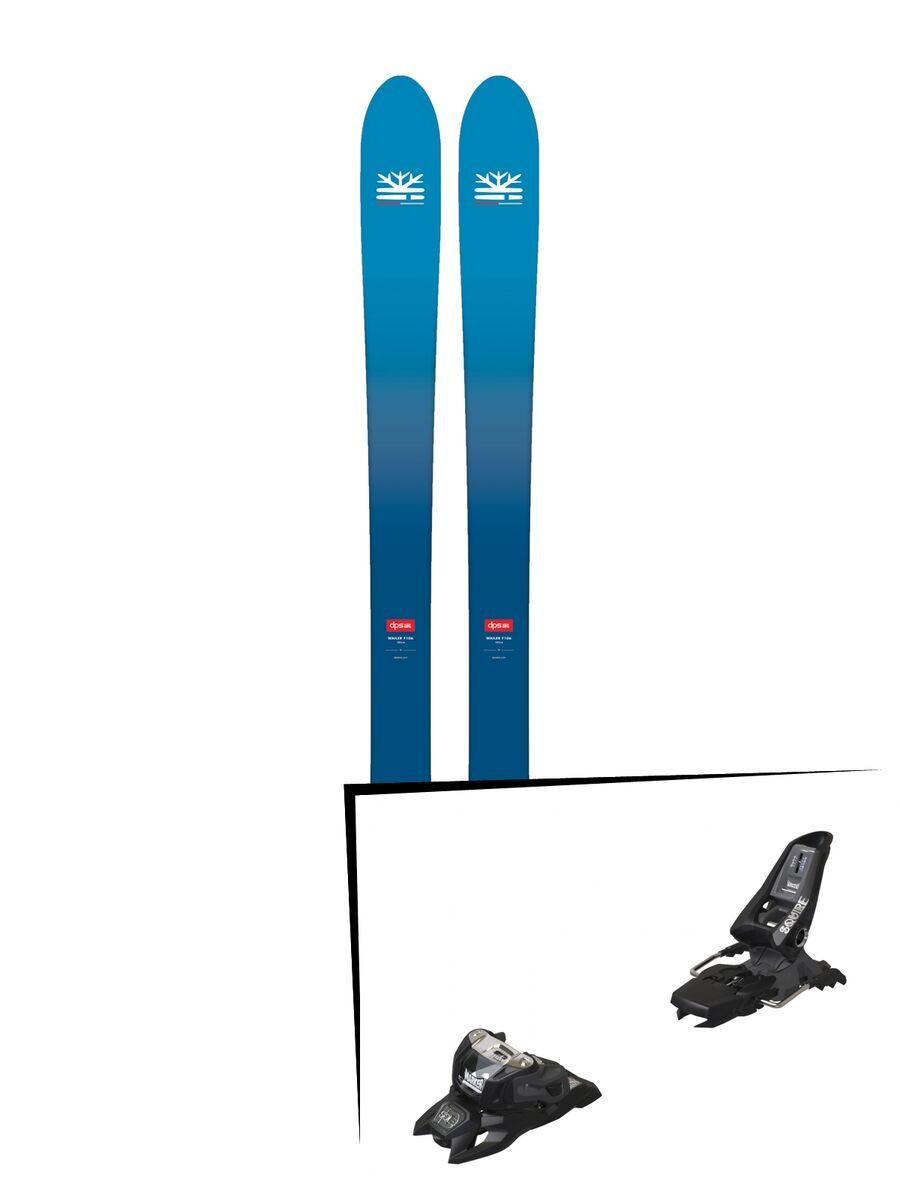 Set: DPS Skis Wailer F106 Foundation 2018 + Marker Squire 11 ID black - Bild 1