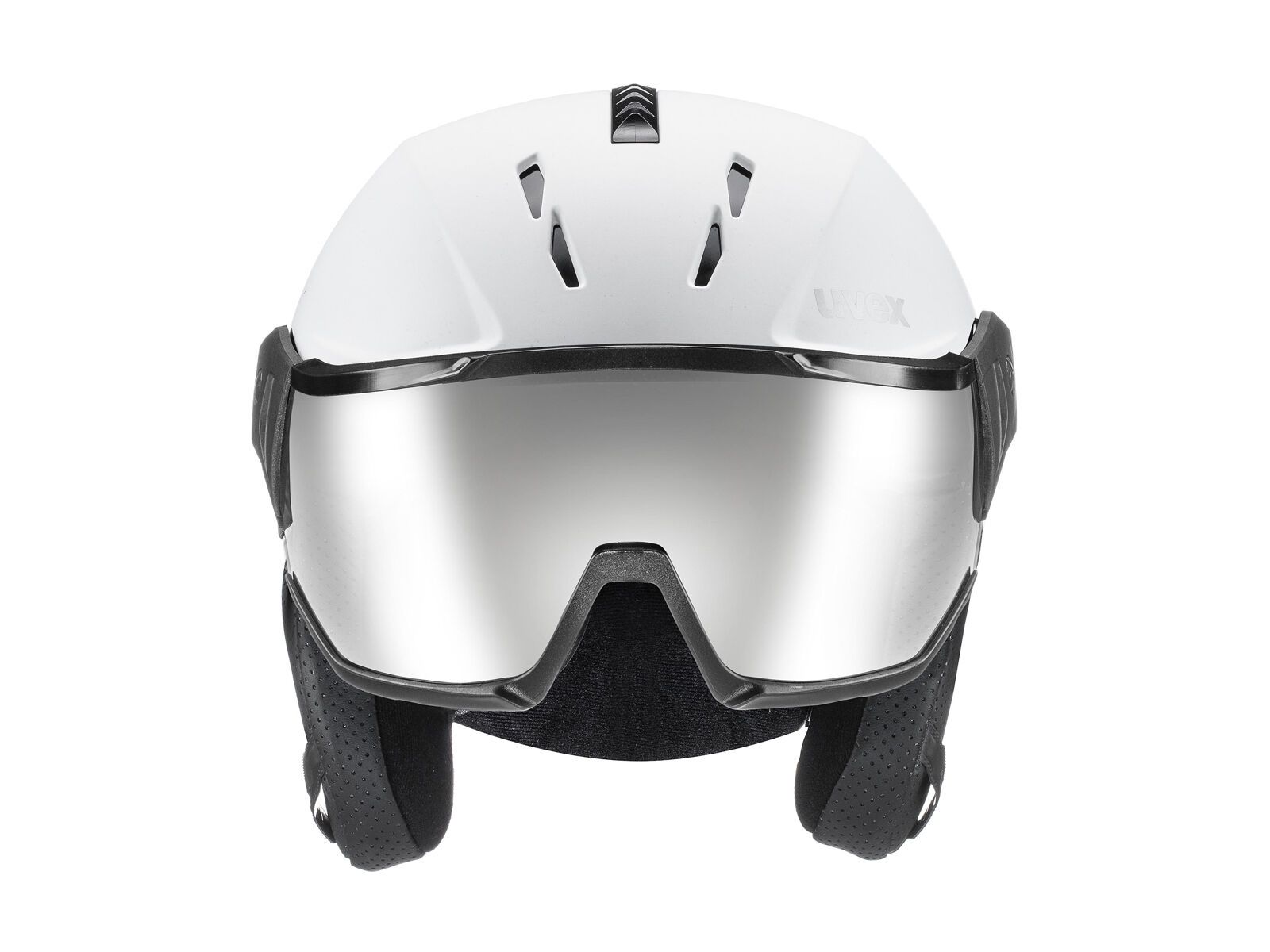 uvex instinct visor silver mirror, white-black mat - Bild 2