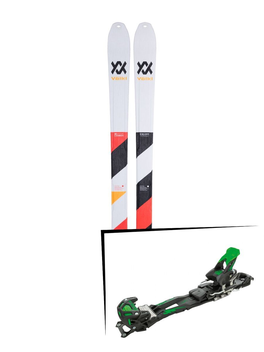 Set: Völkl VTA 88 Lite 2019 + Tyrolia Adrenalin 16 solid black flash green - Bild 1