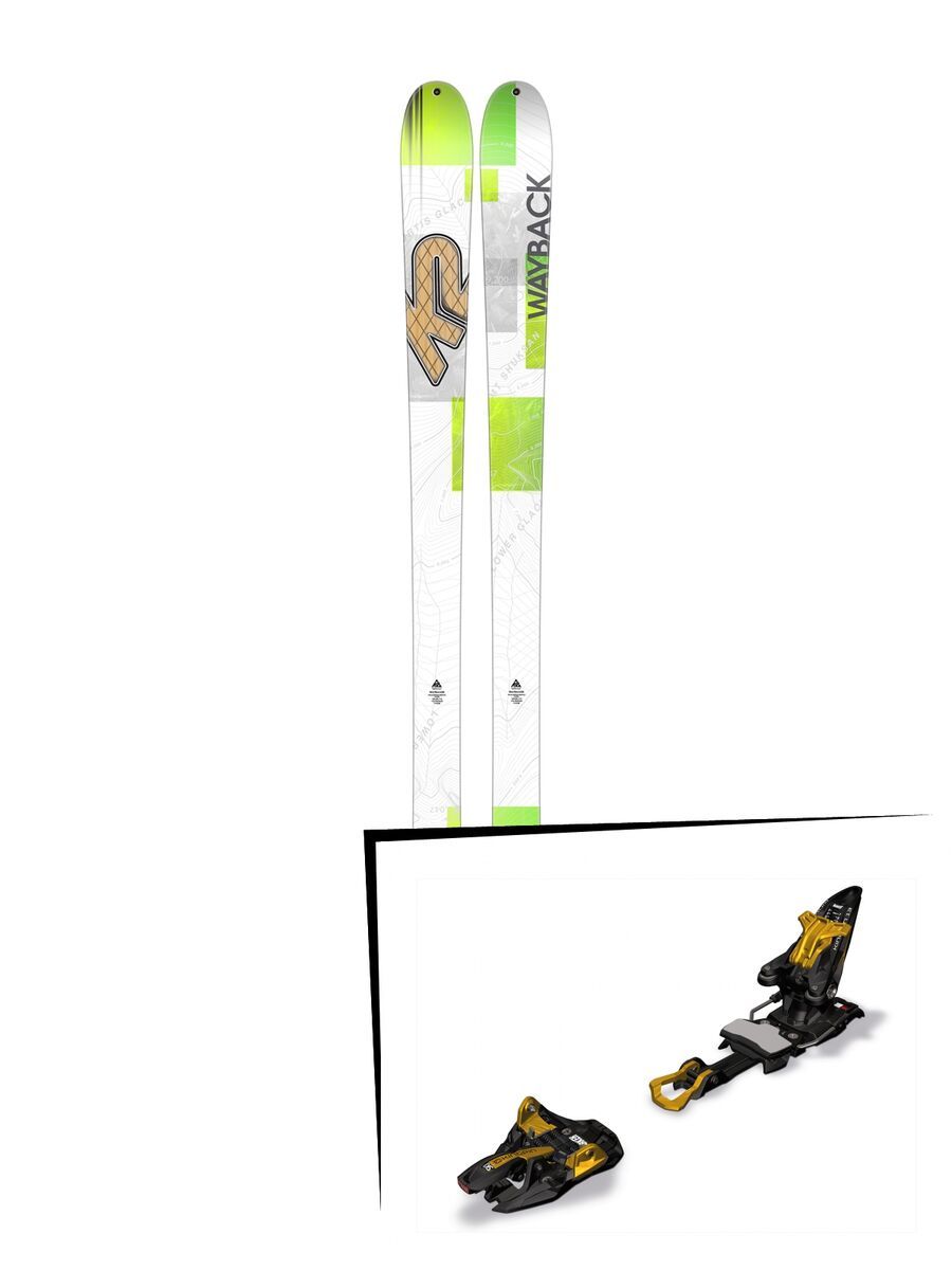 K2 SKI Set: Wayback 88 2016 + Marker Kingpin 13 - Bild 1