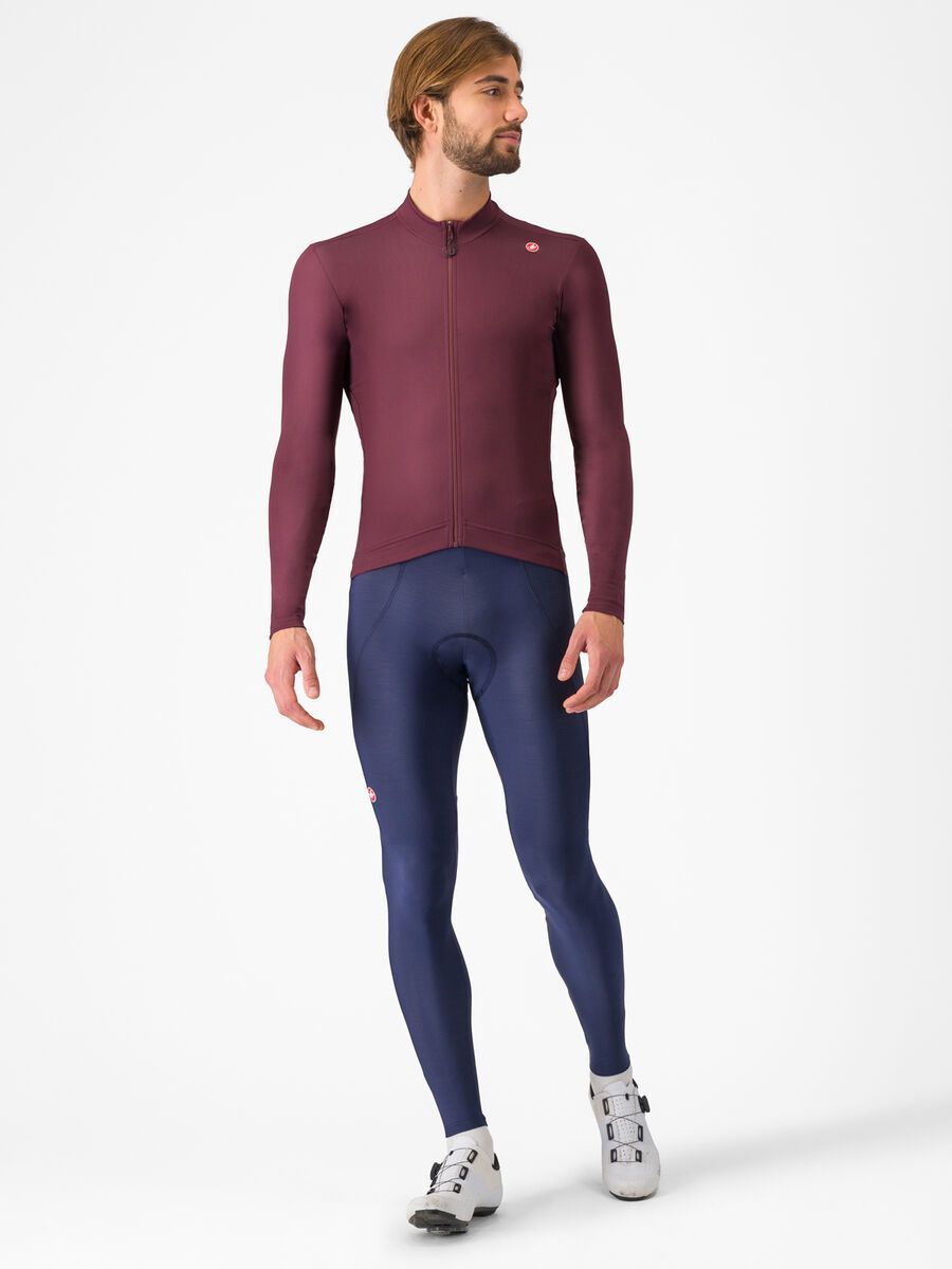 Castelli Espresso Thermal Jersey, deep bordeaux - Bild 6