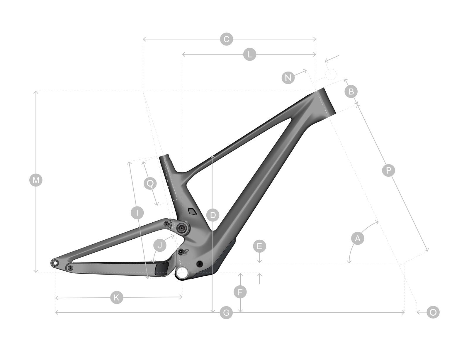 Scott Genius 920, raw carbon gloss/brushed silver - Bild 2