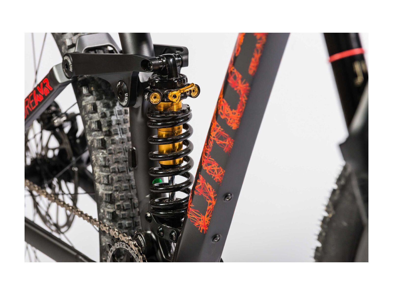 Ghost DRE AMR X 7 AL, titanium grey/riot red/monarch orange - Bild 4