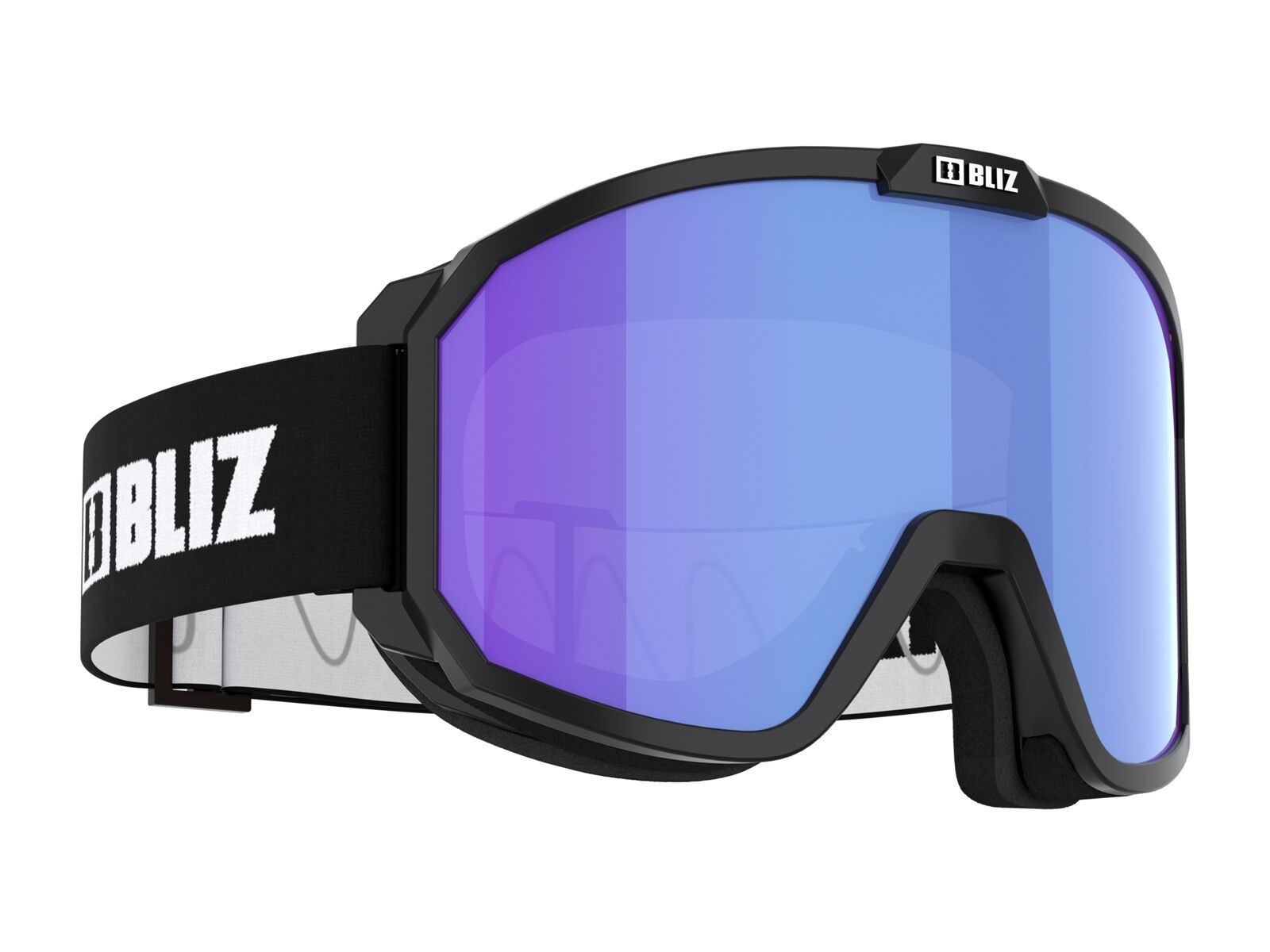 Bliz Rave, Light Orange/Blue Multi / matt black - Bild 4