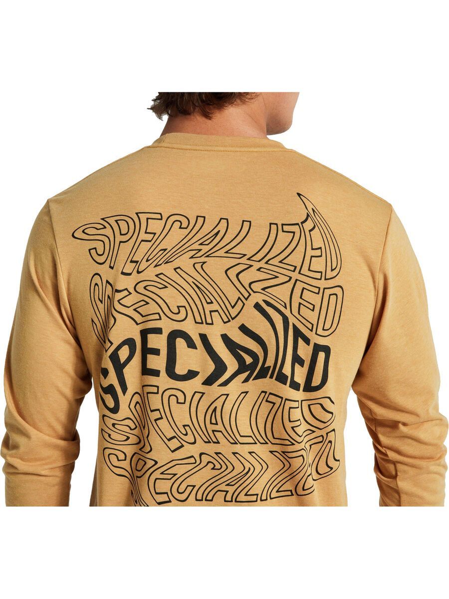 Specialized Warped Long Sleeve Tee, harvest gold - Bild 5