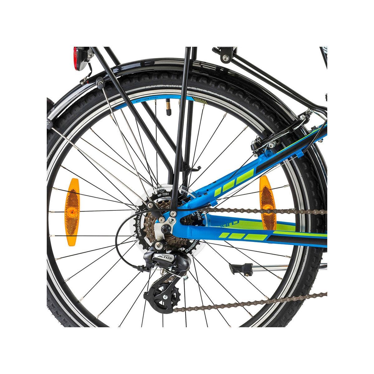 Cube Kid 240 Cross, blue/black/green - Bild 4