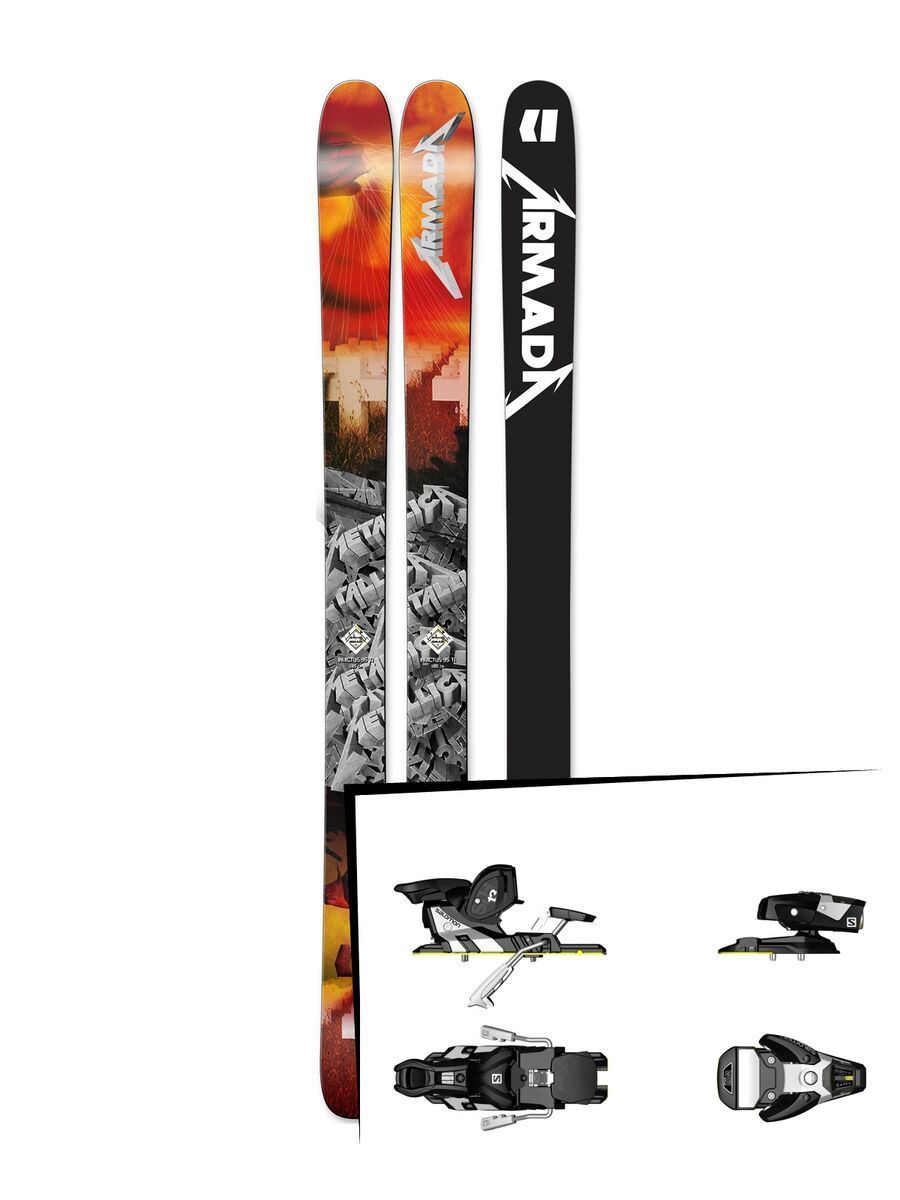 Armada Set: Invictus 95ti Metallica 2016 + Salomon STH2 WTR 13 - Bild 1