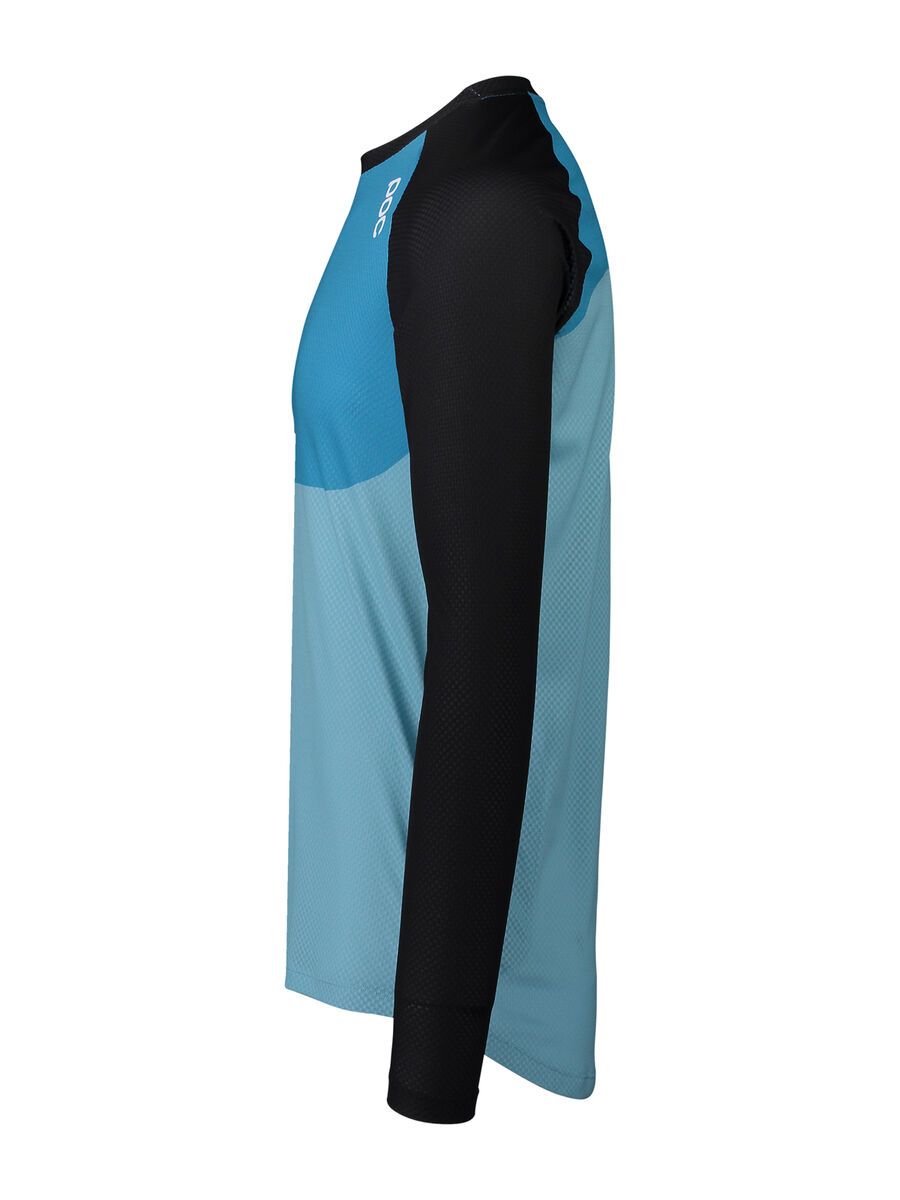 POC MTB Pure LS Jersey, uranium black/basalt blue/lt basalt blue - Bild 2