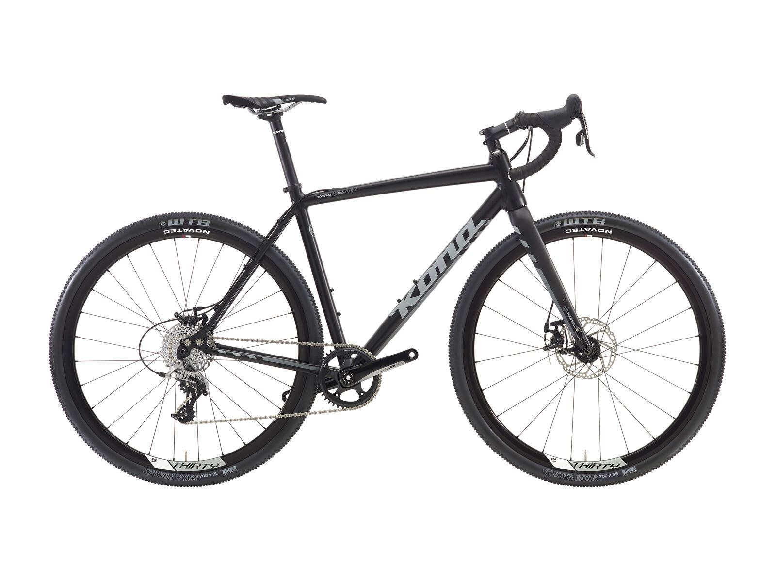 Kona Private Jake, matt black w/ gray & gray-charcoal fade decals - Bild 1