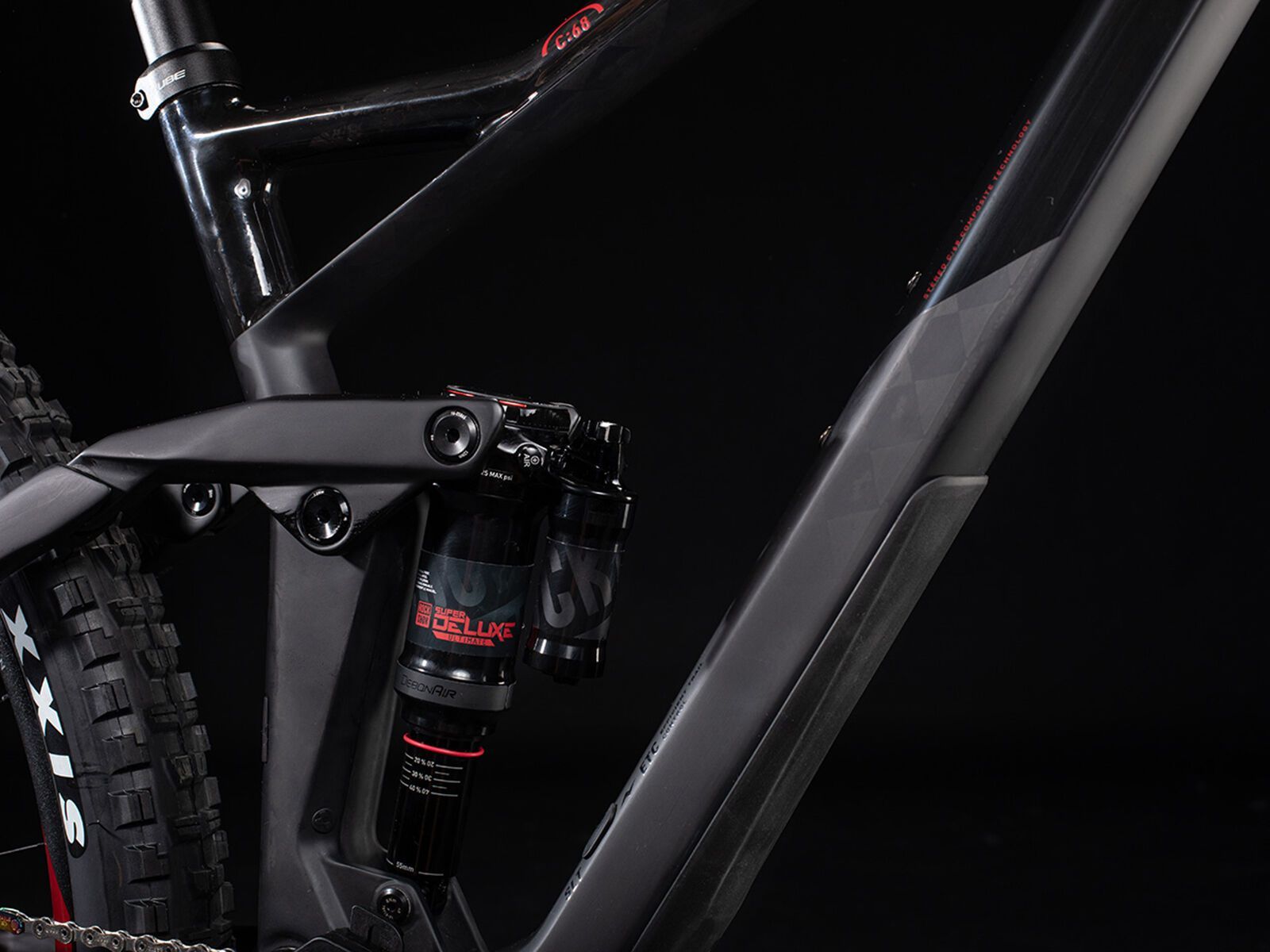 Cube Stereo 150 C:68 SLT 29, carbon´n´red - Bild 5