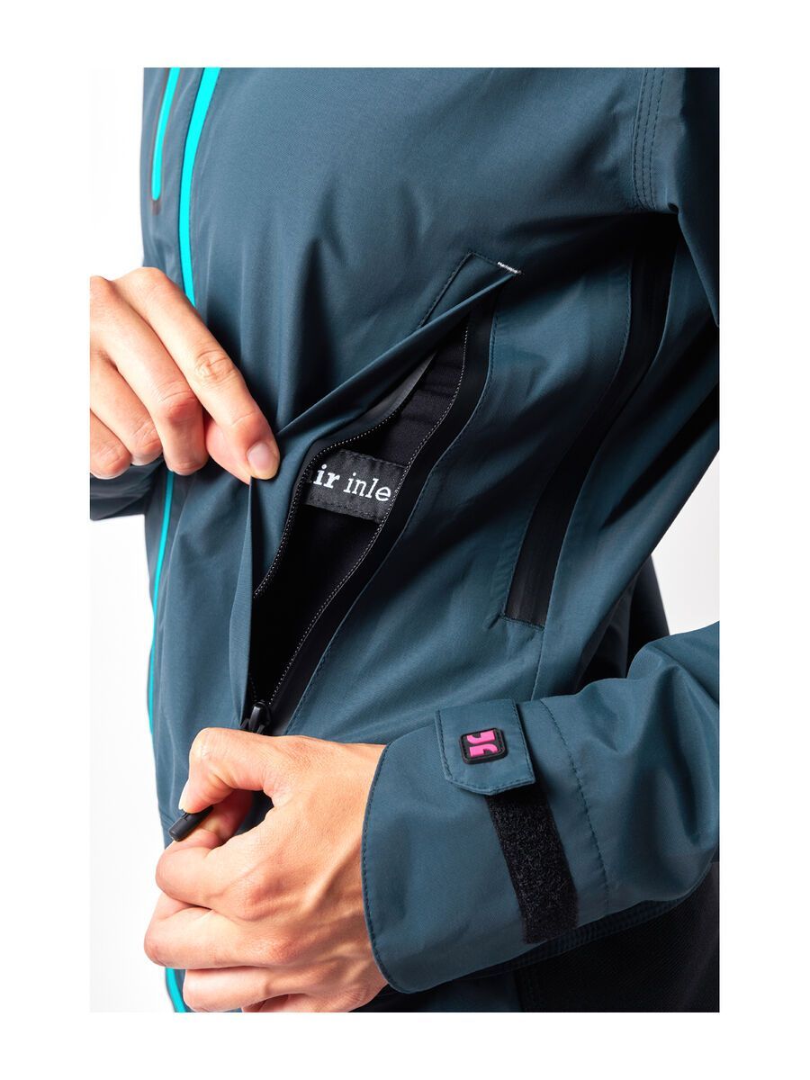 dirtlej DirtSuit Core Edition Ladies Cut, steel blue/turquoise - Bild 17