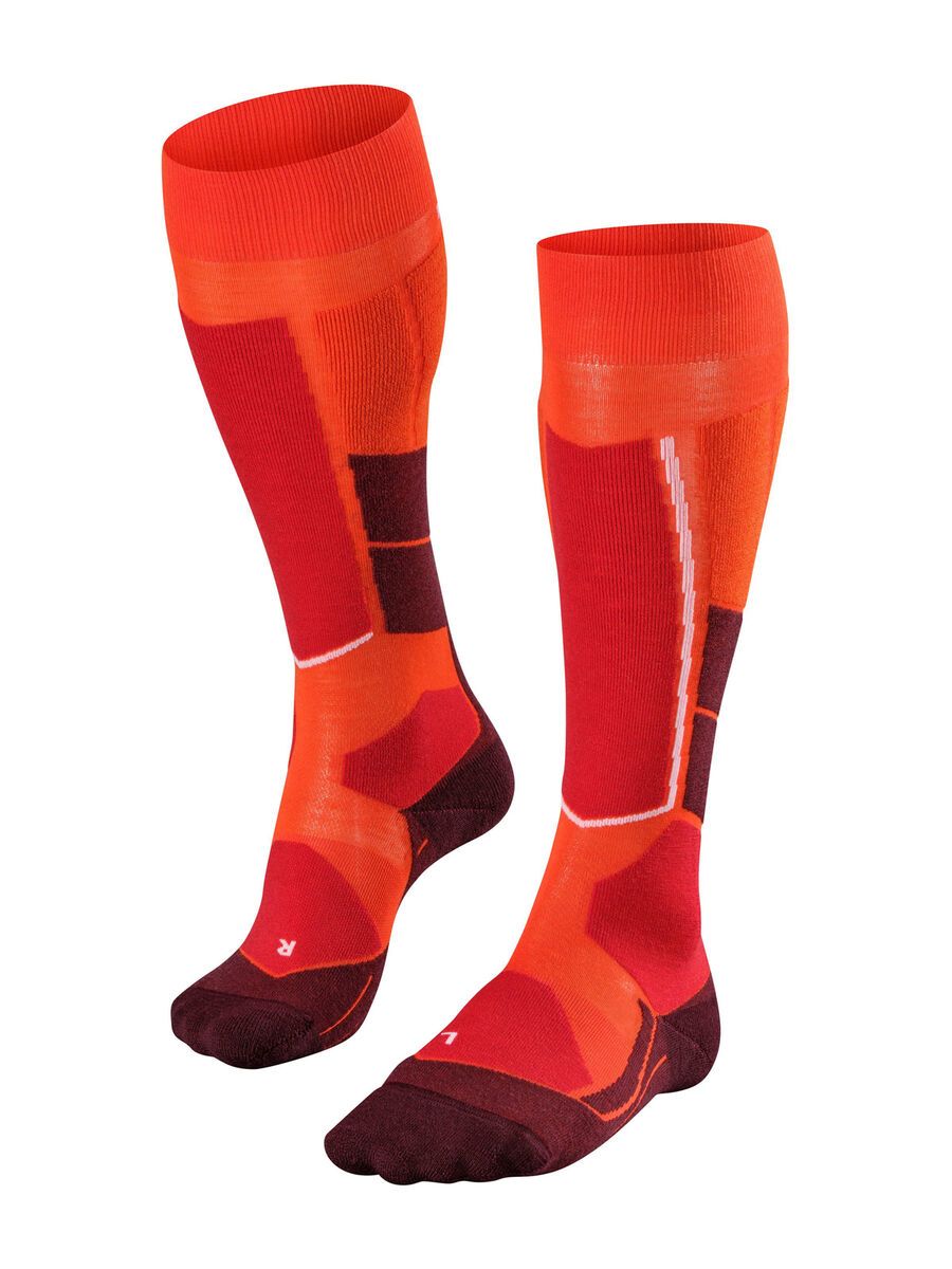 Falke ST4 Wool Damen Kniestrümpfe, samba orange - Bild 1