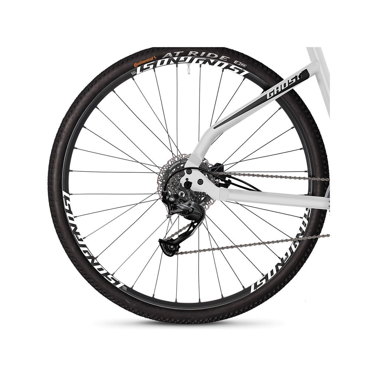 Ghost Square Cross 1.8 W AL, iridium silver/jet black/star white - Bild 5