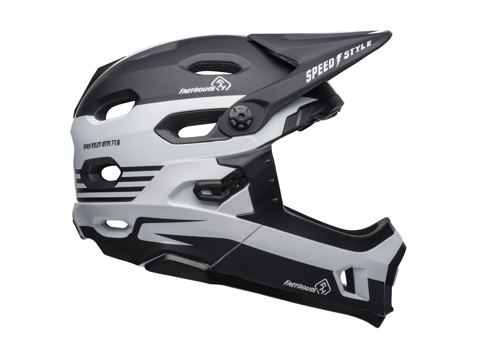 Bell Super DH MIPS Fasthouse, matte black/white fasthouse - Bild 4