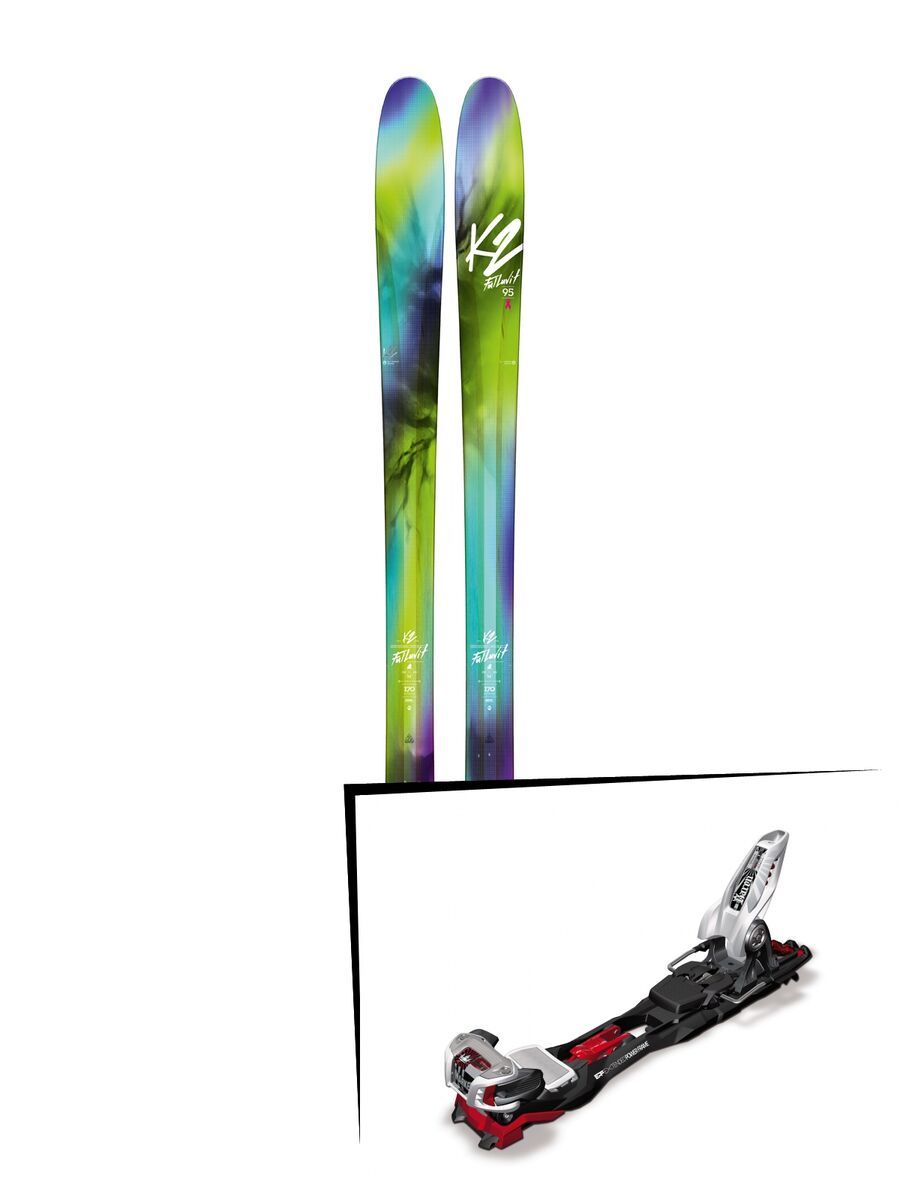Set: K2 SKI FulLUVit 95Ti 2018 + Marker Baron EPF 13 black/white/red - Bild 1